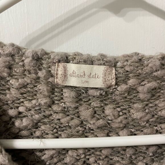 Altar'd State Tan V-Neck Sweater - Picture 2 of 3